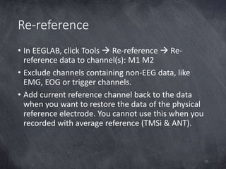 Analysing EEG data using MATLAB | PPTX