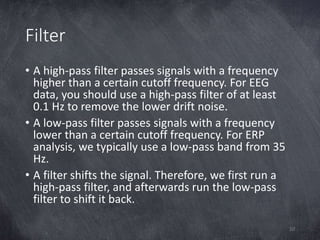 Analysing EEG data using MATLAB | PPTX