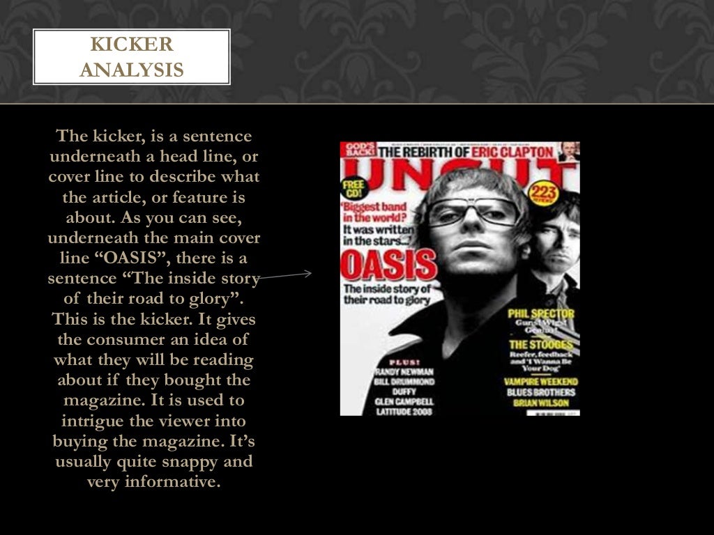 Analysing magazine front covers