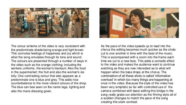 Analysing Music Videos Peanut Butter Jelly
