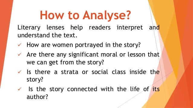 Analysing prose and poetry