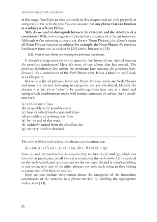 Analysing Sentences - An Introduction to English Syntax, 5th Edition ...