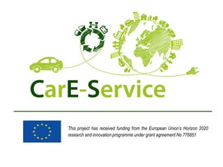 This project has received funding from the European Union’s Horizon 2020
research and innovation programme under grant agreement No 776851
 