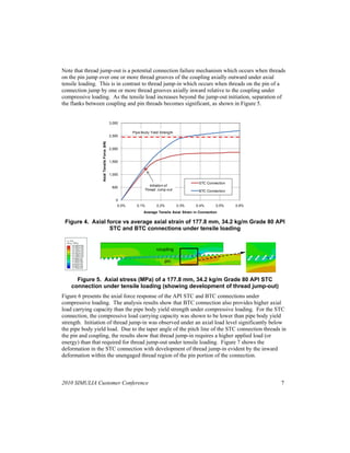 Analysis of Casing Connections Subjected to Thermal Cycle Loading | PDF ...