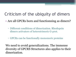 Analysis gpcr-dimerization | PPTX