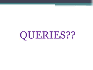 QUERIES??

 