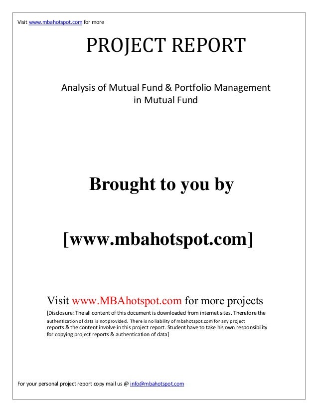 personal finance projects