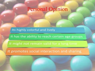 Personal Opinion
 
