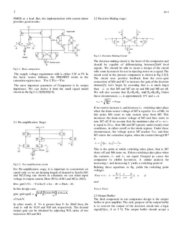 Analysis and Characterization of Different Comparator Topologies in 9…