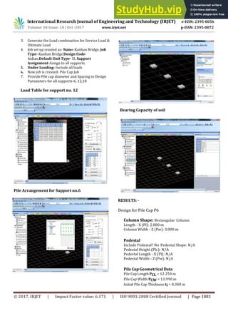 ANALYSIS AND DESIGN OF BRIDGE FOUNDATION | PDF