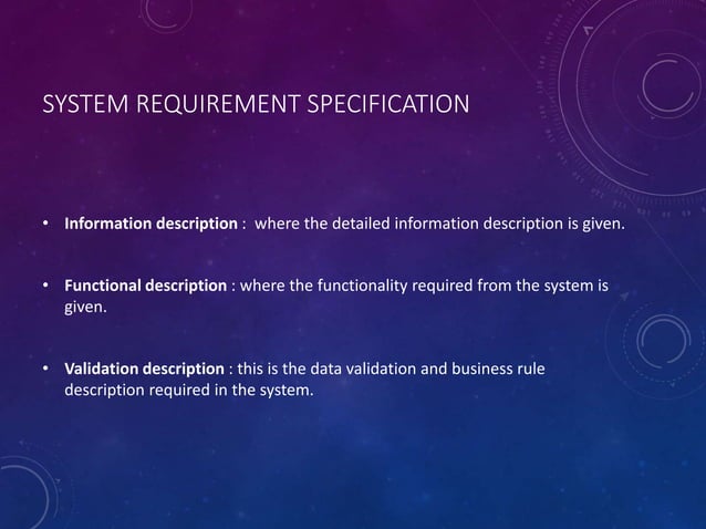 Analysis and design of information system | PPT