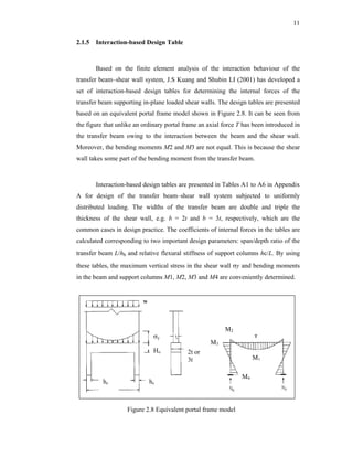 Analysis and design of shear wall transfer beam structure | PDF