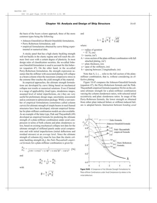 Ship Structural Analysis Real Examples Analysis and design of ship structure | PDF