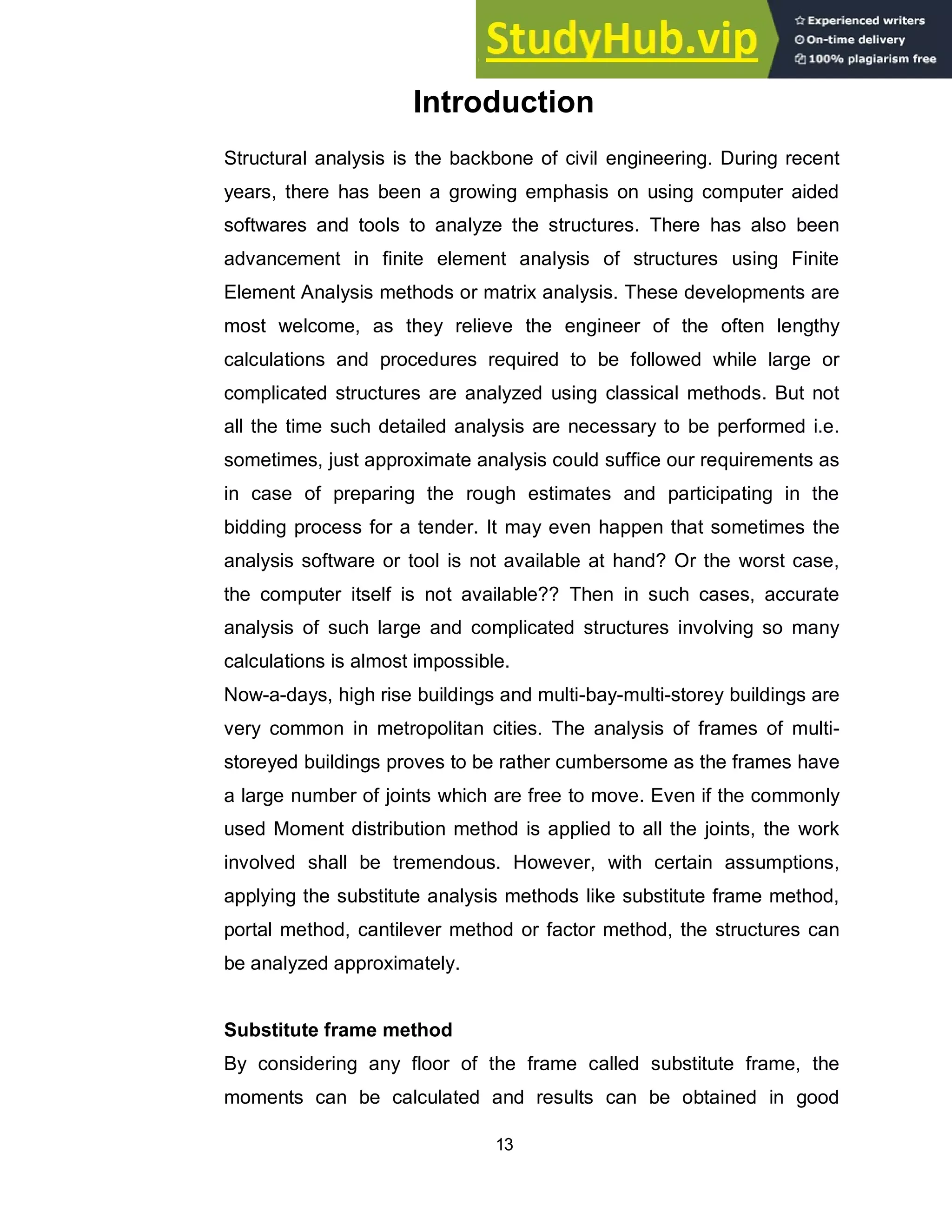 ANALYSIS AND DESIGN OF THREE STOREY FRAMED BUILDING | PDF