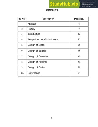 ANALYSIS AND DESIGN OF THREE STOREY FRAMED BUILDING | PDF