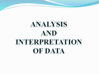 data analysis and interpretation in research ppt