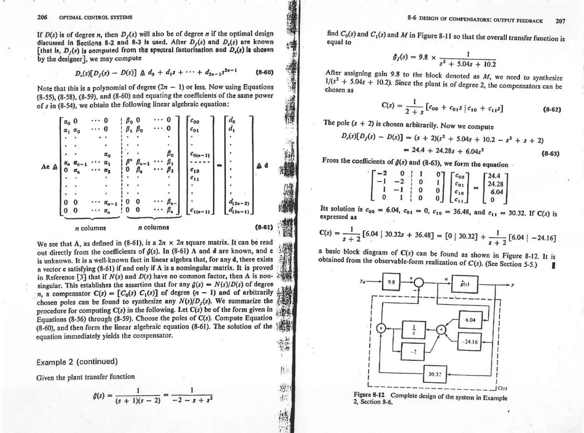 Analysis and synthesis of linear control systems   chen