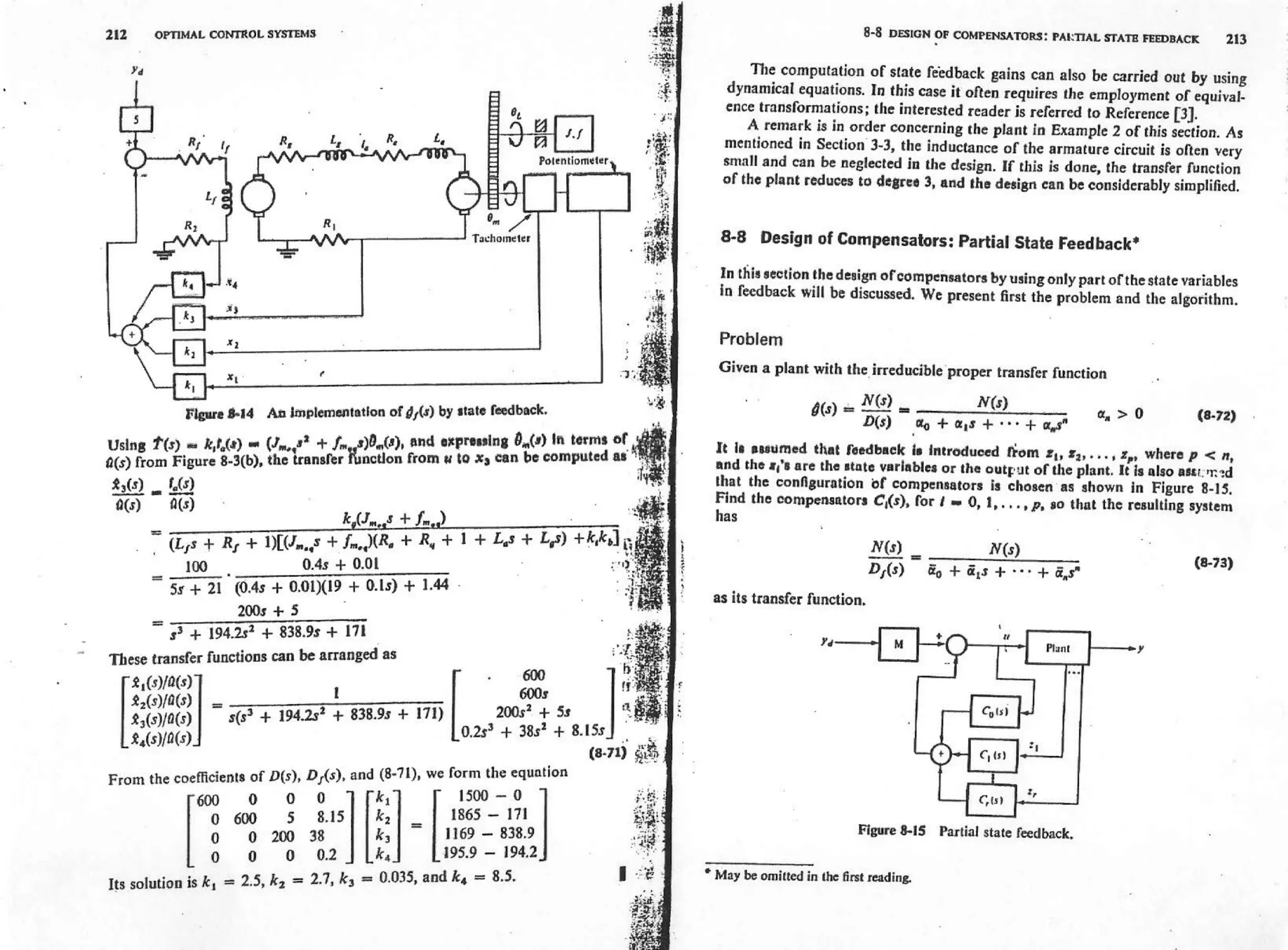 Analysis and synthesis of linear control systems   chen