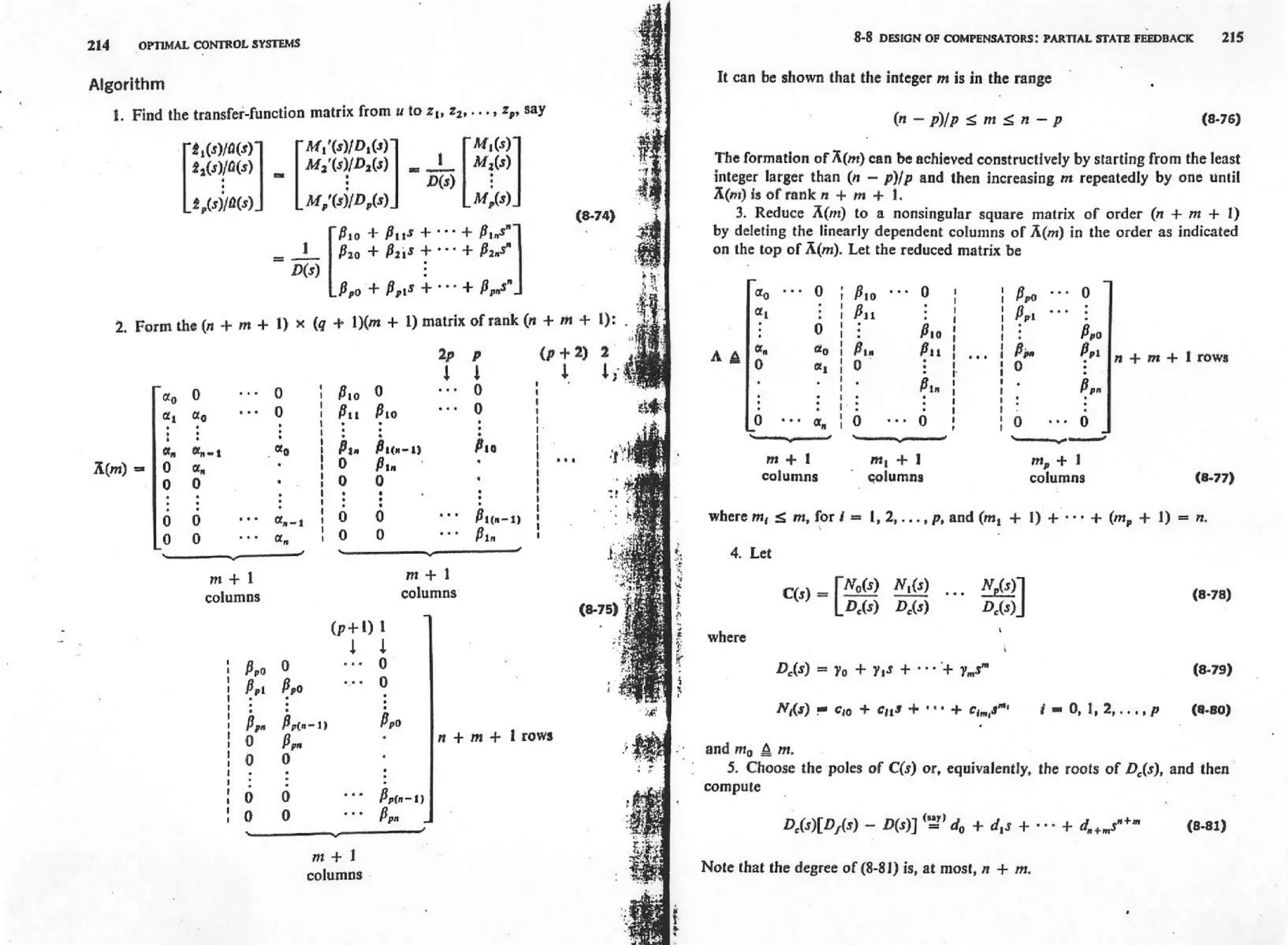 Analysis and synthesis of linear control systems   chen