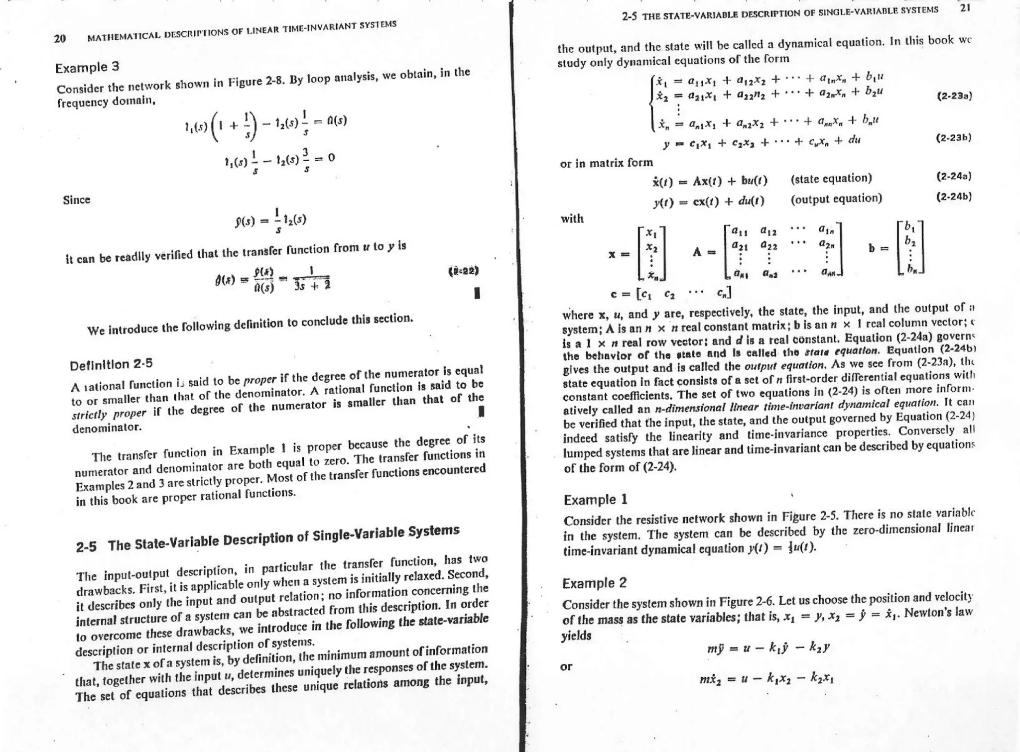 Analysis and synthesis of linear control systems   chen