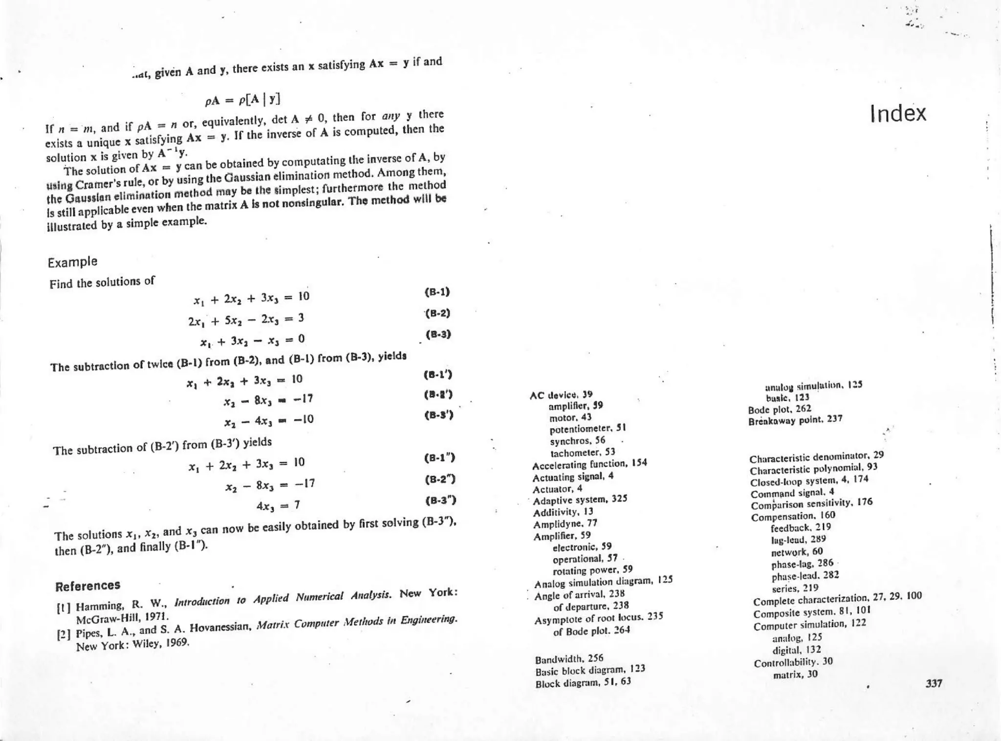 Analysis and synthesis of linear control systems   chen