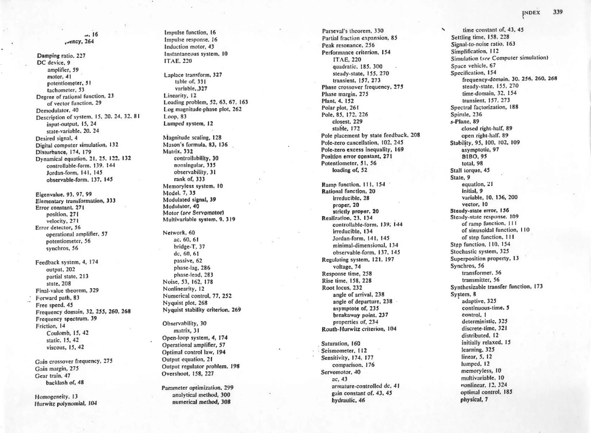 Analysis and synthesis of linear control systems   chen