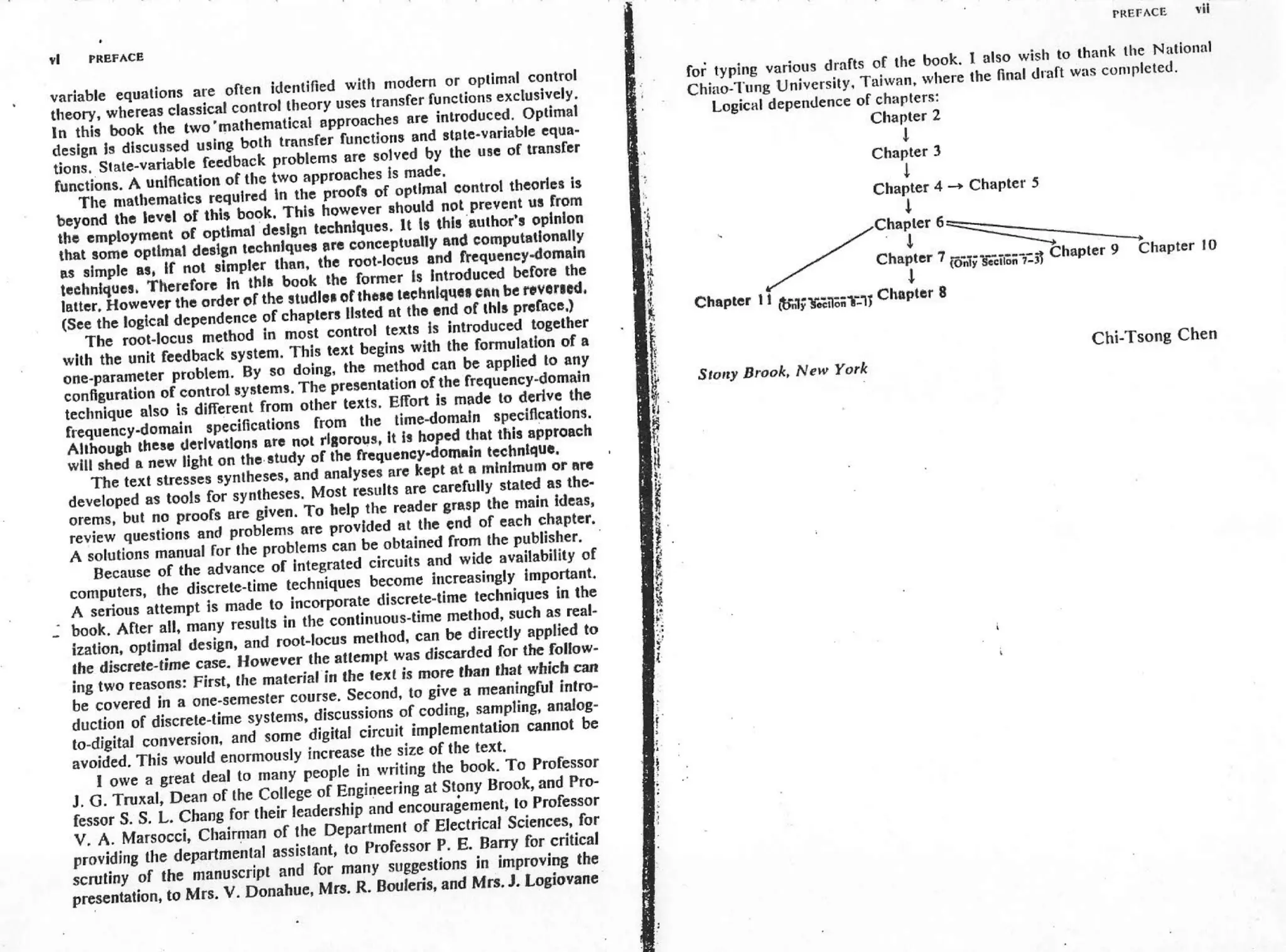 Analysis and synthesis of linear control systems   chen