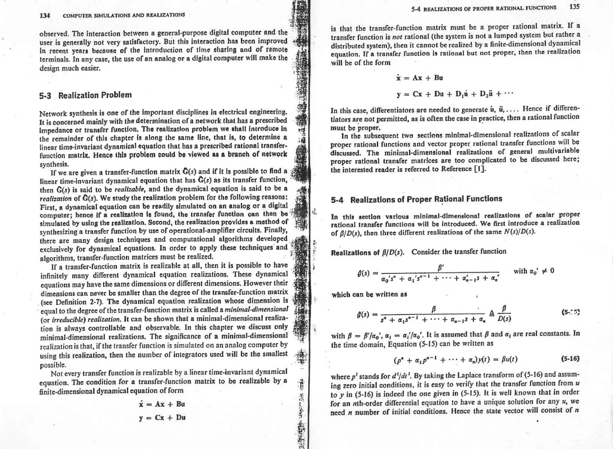 Analysis and synthesis of linear control systems   chen