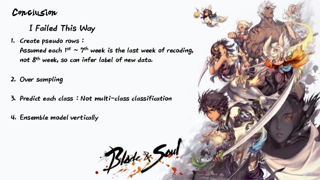 Why Game Users Drop Out Of Blade Soul 2018 Big Contest