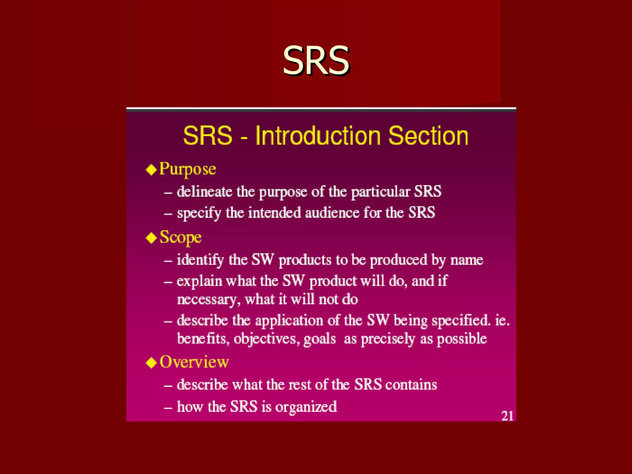 SRS
 