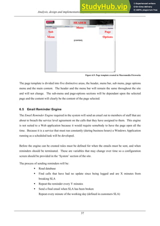 Help Desk System Profile Pages Analysis, Design And Implementation Of A Helpdesk Management System | PDF