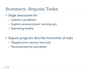 Memory Throughput Analysis
                 Determining that access pattern is problematic:
                    App throughput is much smaller than HW throughput
                       Use profiler to get HW throughput
                    Profiler counters: access instruction count is significantly smaller than
                    transaction count
                       gld_request < ( l1_global_load_miss + l1_global_load_hit) * ( word_size / 4B )
                       gst_request < 4 * l2_write_requests * ( word_size / 4B )
                       Make sure to adjust the transaction counters for word size (see slide 8)

                 Determining that the number of concurrent accesses is insufficient:
                    Throughput from HW point of view is much lower than theoretical



                                                                                                        22
© NVIDIA 2010
 