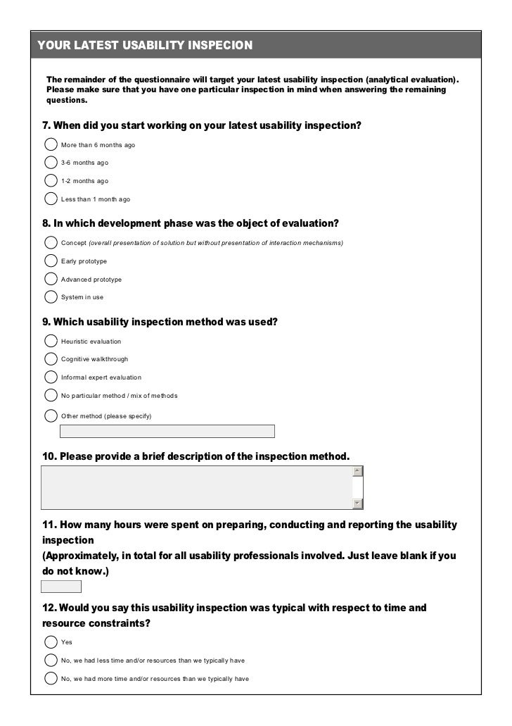 Templates for questionnaires in word image