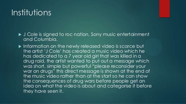 Analysis Of J Cole Crooked Smile Video