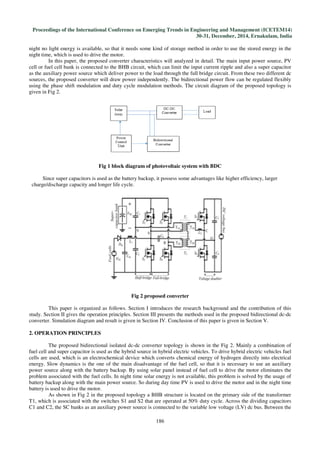 Analysis of a bidirectional isolated dc – dc converter for hybrid ...