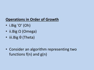 Analysis of algorithm | PPTX | Computing | Technology & Computing