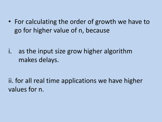 Analysis of algorithm | PPTX | Computing | Technology & Computing