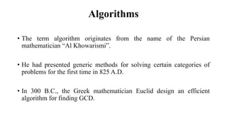 Analysis of algorithms | PPT