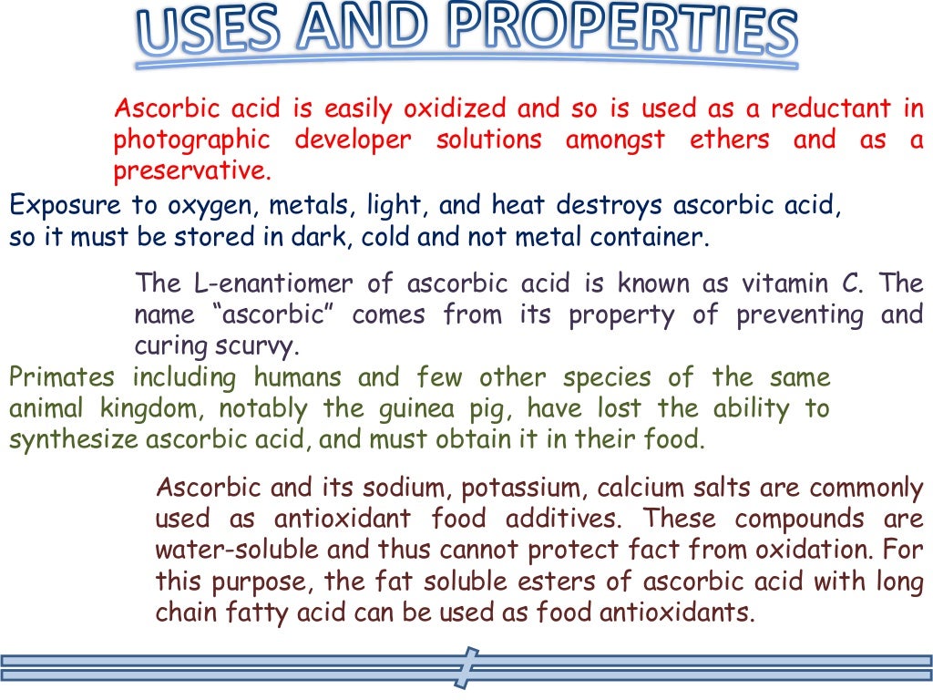 Analysis of vitamin c (ascorbic acid) in citrus fruits