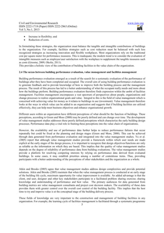 Analysis of building performance evaluation and value | PDF