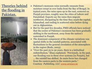 Analysis of climate change on floods in pakistan | PPTX