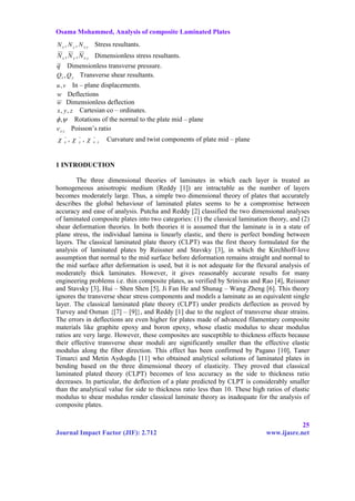 Analysis of composite laminated plates | PDF