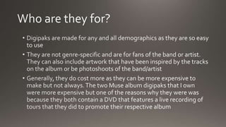 Analysis of Digipaks | PPTX