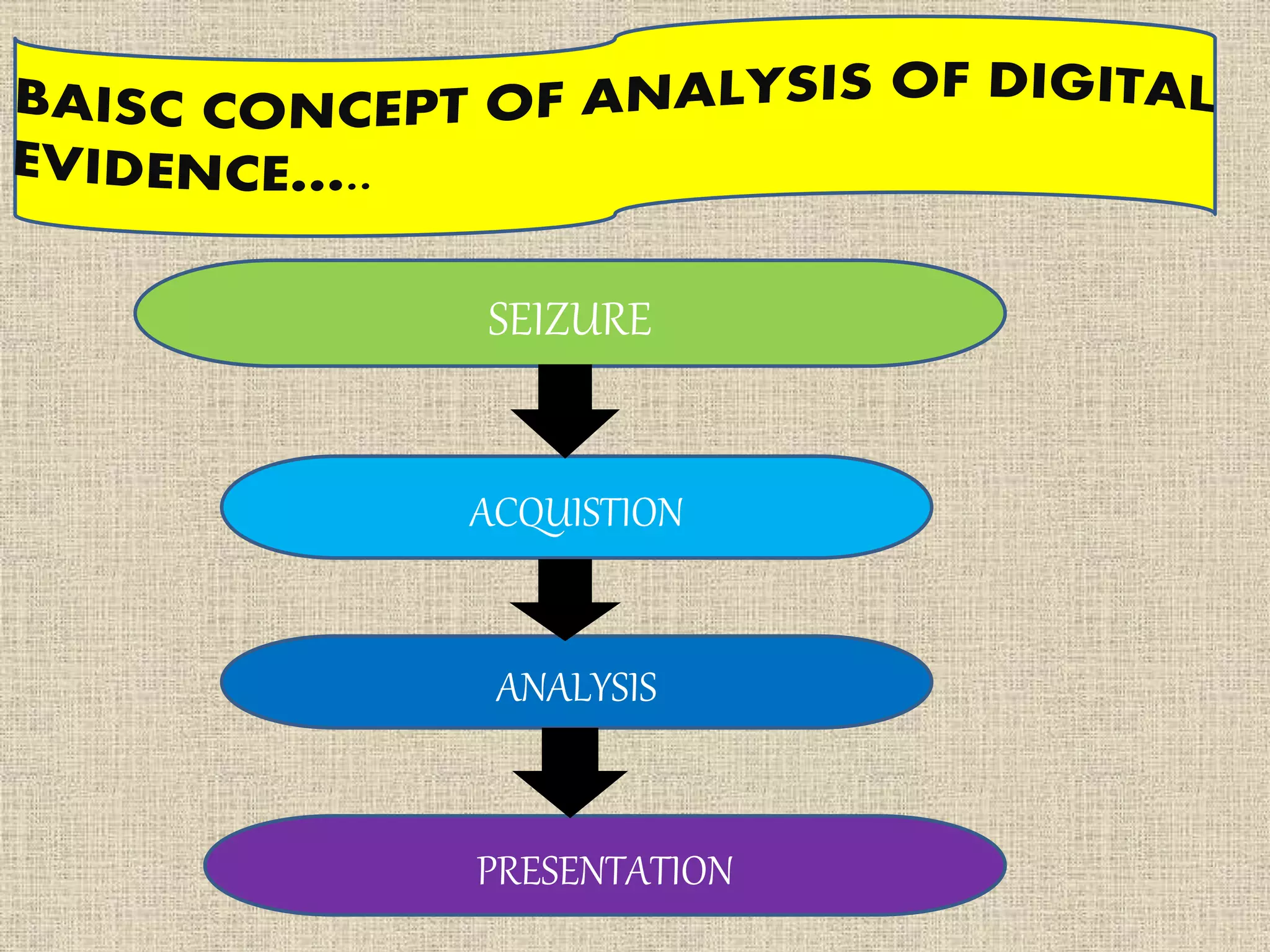 SEIZURE
ACQUISTION
ANALYSIS
PRESENTATION
 