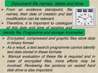 Analysis of digital evidence | PPTX