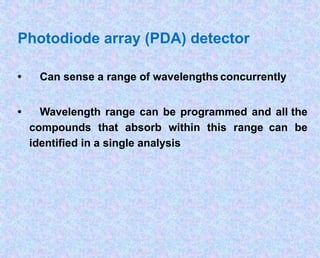 Pda Range analysis of drugs by Dr sikandar Ali khan | PPTX