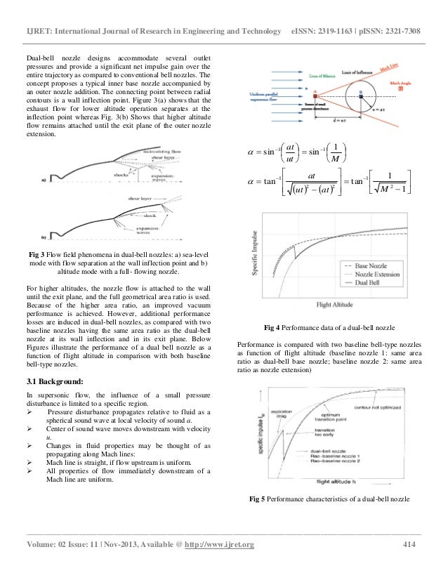 Analysis of dual bell rocket nozzle using computational fluid dynamics