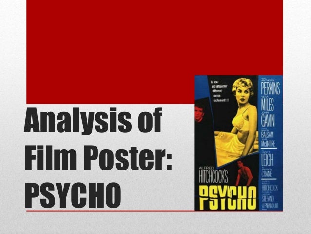 Literary analysis of hitchcocks psycho