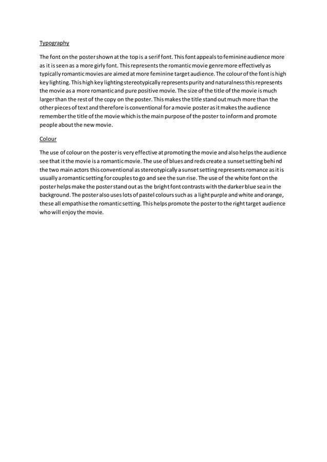 Analysis of film poster titanic PDF