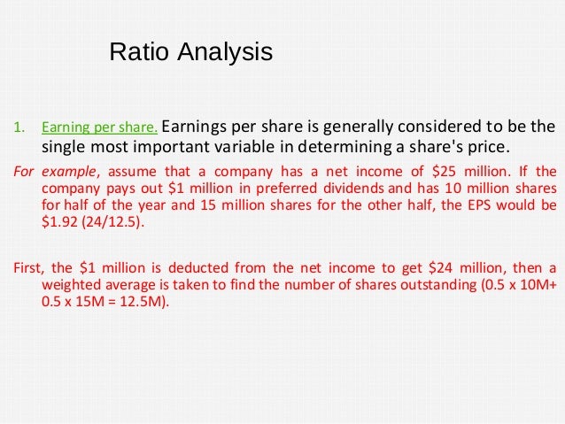 Analysis Of Financial Statements